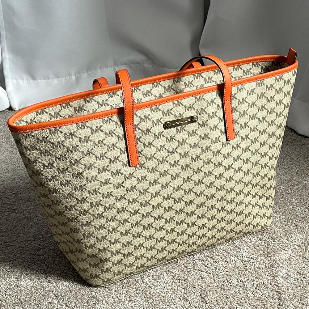 Michael Kors Spacious Canvas Tote Bag